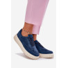Suede Moteriški Platforminiai Sneakers Tamsiai Mėlyna Rilwena | Kedai | jai24.lt