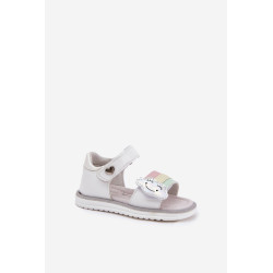 Vaikiški Sandaalai Su Velcro Balti Orailla 201010