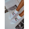Moteriškos Ankle Kojinės CHERRIES Baltos | Kojinės moterims | jai24.lt