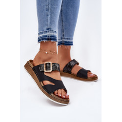 Lengvi Moteriški Šlepetės Su Sagtimi Bežinės Inblu GS000055 201060