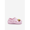 Vaikiški Putų Sandalai Su Spauda Rožiniai LEMIGOSE 880 | Šlepetės vaikams | jai24.lt