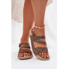 Moteriški Odiniai Sandalai Zazoo K1004 Leopardas | Sandalai moterims | jai24.lt