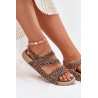 Moteriški Odiniai Sandalai Zazoo K1004 Leopardas | Sandalai moterims | jai24.lt