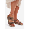 Moteriški Odiniai Sandalai Zazoo K1004 Leopardas | Sandalai moterims | jai24.lt