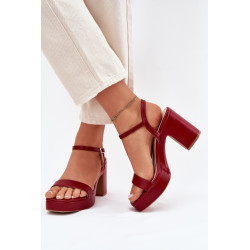 Eko Oda Kulno Sandalai Bordo Lillita 201125