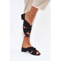 Moteriški Batai Su Kulnu Maciejka 06955-01 Juodi 201140