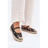 Tinklinės espadrilės su siuvinėjimu ant platformos juodos Laxisa | Espadrilės | jai24.lt