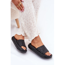 Moteriški Putų Platformos Sandalai Juodi Vanesha 201160