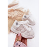 Vaikiški Sportiniai Batai Sneakers Su Širdelėmis Balti Mirelle | Kedai vaikams | jai24.lt