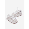 Vaikiški Sportiniai Batai Sneakers Su Širdelėmis Balti Mirelle | Kedai vaikams | jai24.lt