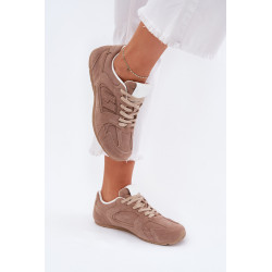 Moteriški Sportiniai Batai Iš Eko Suede Juodi Dorella 201189