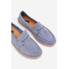 Vyriški Mokasinai Su Nėriniais Mėlyni Fiamar | Mokasinai vyrams | jai24.lt
