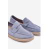 Vyriški Mokasinai Su Nėriniais Mėlyni Fiamar | Mokasinai vyrams | jai24.lt