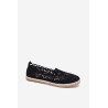 Nėriniuotos Espadrilles Moterims Juodos Adelira | Espadrilės | jai24.lt