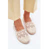 Nėriniuotos Espadrilles Moterims Juodos Adelira | Espadrilės | jai24.lt