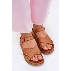 Moteriški odiniai sandalai ant platformos Maciejka L7064-35 grafito 201210