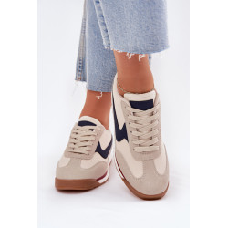 Sportiniai Bateliai Sneakers Moterims Béžiniai Zerina 201214