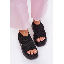 Moteriški Batai Ant Platformos Juodi Kavira 201230