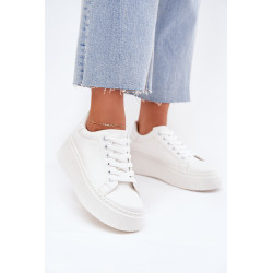 Moteriški Platforminiai Sportbačiai Balti Sallira 201238