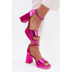 Lakuoti Moteriški Batai Ant Kulno Fuksija Marila 201261