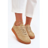 Moteriški Suede Sneakers Big Star RR274846 HI-POLY SYSTEM Geltoni | Kedai | jai24.lt