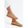 Moteriški Suede Sneakers Big Star RR274846 HI-POLY SYSTEM Geltoni | Kedai | jai24.lt