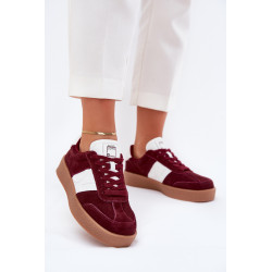 Suede Moteriški Sneakers Daniel Lopez SS2D4023 Bordo 201271