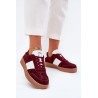 Suede Moteriški Sneakers Daniel Lopez SS2D4023 Bordo | Kedai | jai24.lt