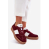 Suede Moteriški Sneakers Daniel Lopez SS2D4023 Bordo | Kedai | jai24.lt