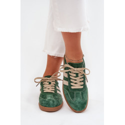 Moteriški Suede Sportbačiai Žali Sirella 201282