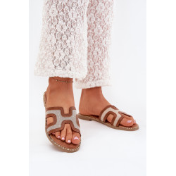 Moteriški Lygūs Sandalai Rudi Vereya 201291