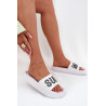 Moteriški Šlepetės Ant Storos Padangos SUMMER Baltos Vinceza 76051 | Šlepetės | jai24.lt