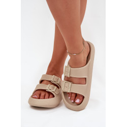 Moteriški Putų Šlepetės Su Sagtimis Vinceza 76056 Baltos 201303