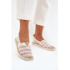 Moteriški Nėriniuoti Espadrilės Su Tinklu Baltos Faylira | Espadrilės | jai24.lt