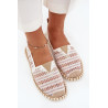 Moteriški Nėriniuoti Espadrilės Su Tinklu Baltos Faylira | Espadrilės | jai24.lt