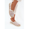 Moteriški Nėriniuoti Espadrilės Su Tinklu Baltos Faylira | Espadrilės | jai24.lt