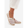 Moteriški Nėriniuoti Espadrilės Su Tinklu Baltos Faylira | Espadrilės | jai24.lt