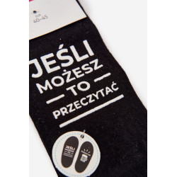 Vyrų Kojinės Su Užrašais Duok Man Alų Juodos 201339