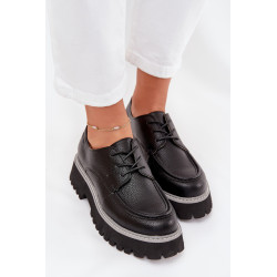 Moteriški Šnuoruoti Mokasinai Big Star NN274052 Juodi 201345