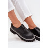 Moteriški Šnuoruoti Mokasinai Big Star NN274052 Juodi | Mokasinai moterims | jai24.lt