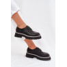 Moteriški Šnuoruoti Mokasinai Big Star NN274052 Juodi | Mokasinai moterims | jai24.lt