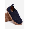 Vaikiški Slip-On Barefoot Batai Milami Tamsiai Mėlyni | Šlepetės vaikams | jai24.lt