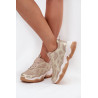 Moteriški Sportiniai Batai Sneakers Big Star SS274014 Smėlio-Auksiniai | Kedai | jai24.lt