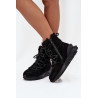 Suede Žieminiai Batai Moterims Su Pūkeliu Big Star SS274319 Juodi | Žieminiai batai | jai24.lt