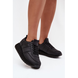 Moteriški Oda Sneakers Ant Platformos Big Star OO274573 Hi-Poly System Juodi 201379