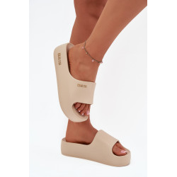 Moteriški Putų Šlepetės Ant Masyvios Platformos Big Star SS274722 Bežinės 201399