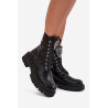 Darbo Batai Su Papuošalų Dekoruota Šilta Eko Suede Juoda Miryssa | Auliniai batai moterims | jai24.lt