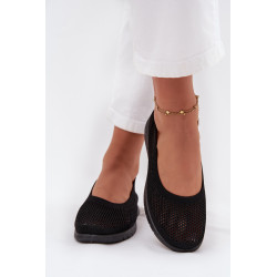 Moteriškos Tinklinės Balerinos Sportiniu Stiliumi Juodos Virella 201430