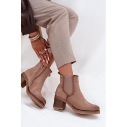 Moteriški aulinukai su aukšte įdėtu smėlio spalvos Zelia 201437