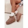 Aksomo žieminiai batai moterims platforma Vinceza 97962 smėliniai | Žieminiai batai | jai24.lt